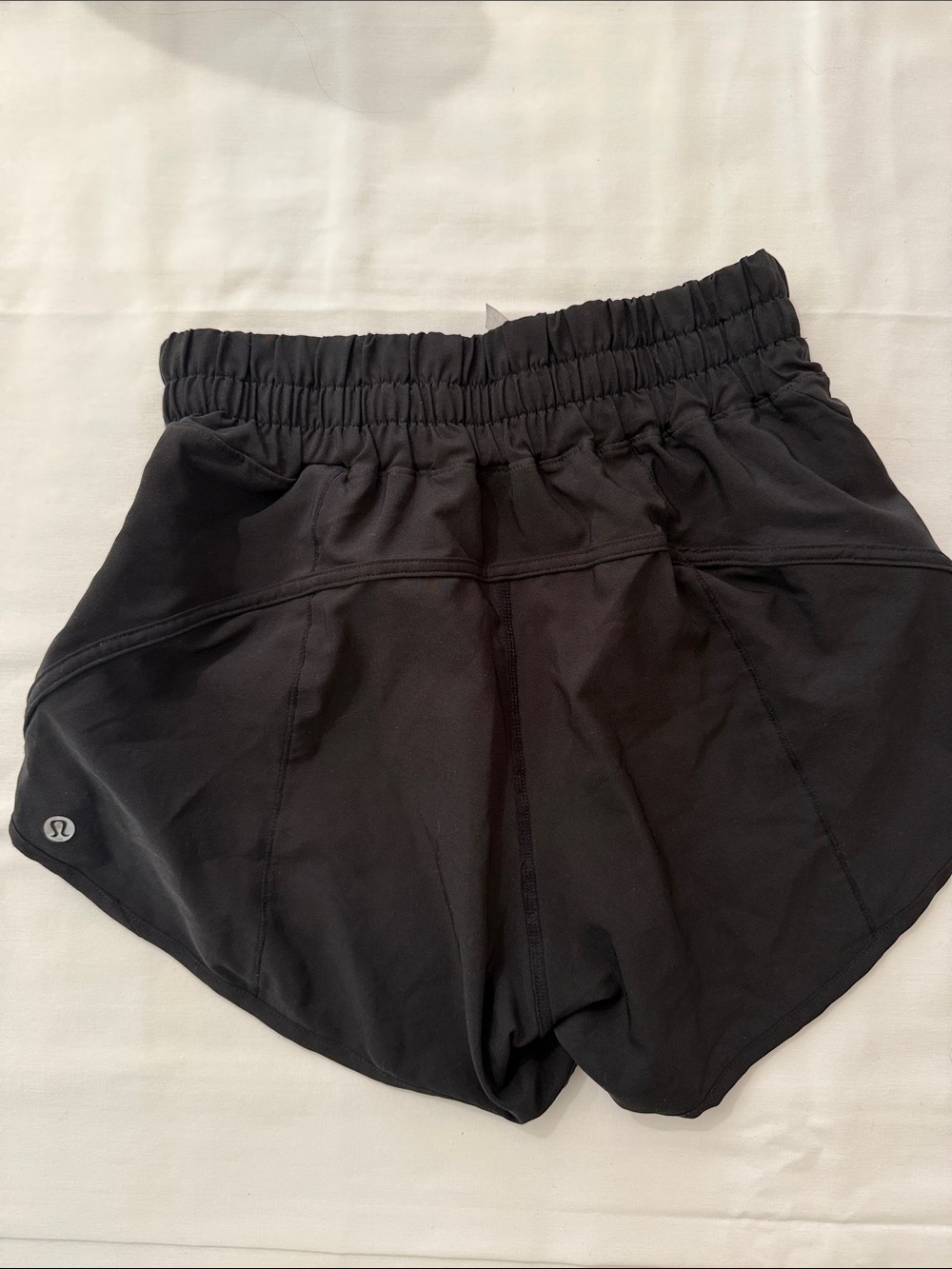 lululemon athletica Black Elastic-Waist Running Shorts - Picture 3 of 3